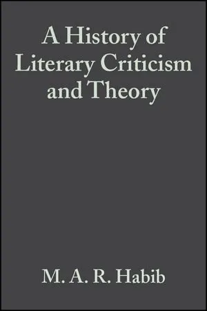 A History of Literary Criticism: From Plato to the Present 封面