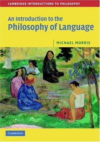 An Introduction to the Philosophy of Language 封面