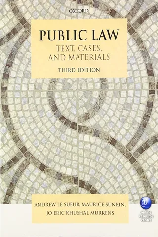 Public Law: Text, Cases, and Materials 封面