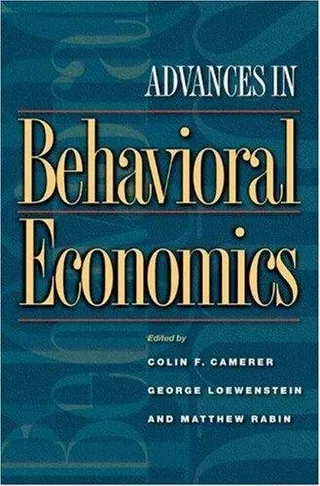 Advances in Behavioral Economics 封面