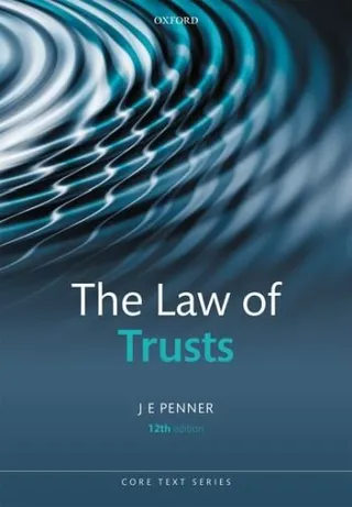 The Law of Trusts 封面