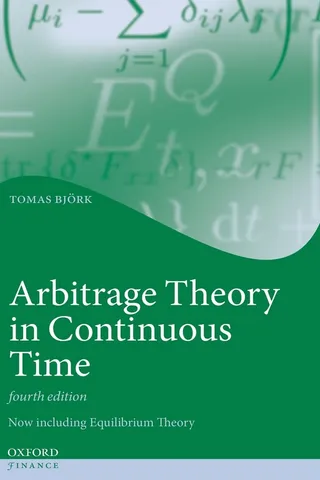 Arbitrage Theory in Continuous Time 封面