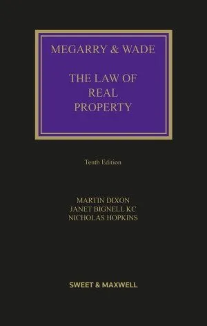 Megarry & Wade: The Law of Real Property 封面