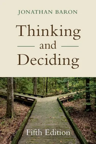 Thinking and Deciding 封面