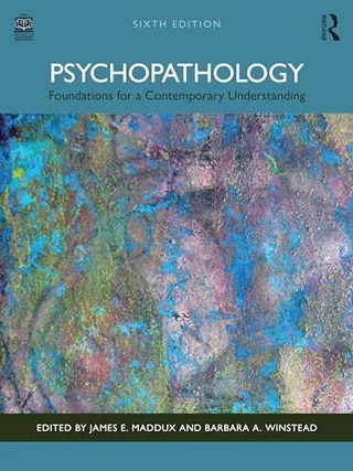 Psychopathology: Foundations for a Contemporary Understanding 封面