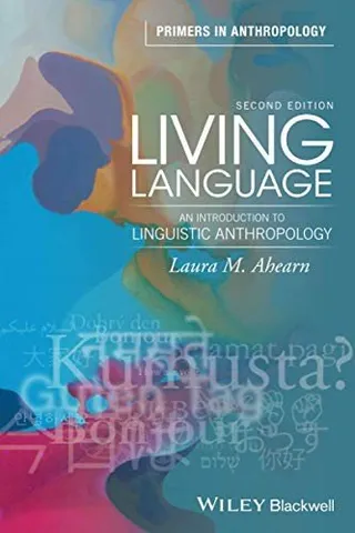 Living Language: An Introduction to Linguistic Anthropology 封面
