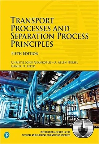 Transport Processes and Separation Process Principles 封面