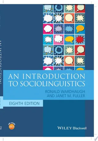 An Introduction to Sociolinguistics 封面
