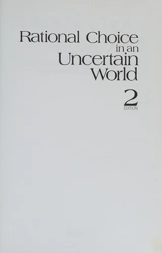 Rational Choice in an Uncertain World: The Psychology of Judgment and Decision Making 封面