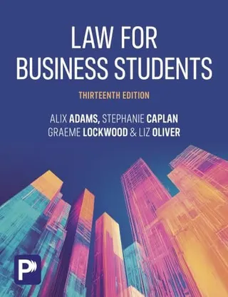 Law for Business Students 封面