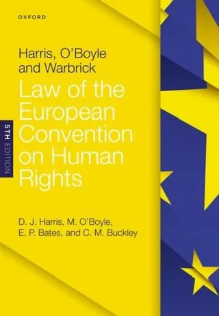 Harris, O'Boyle, and Warbrick: Law of the European Convention on Human Rights 封面