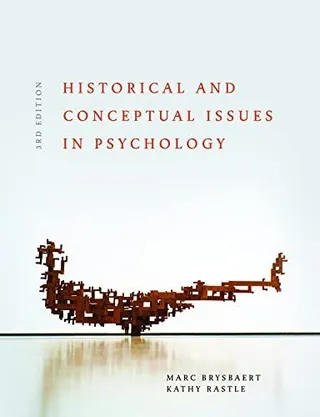 Historical and Conceptual Issues in Psychology 封面