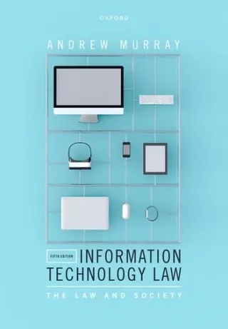 Information Technology Law: The Law and Society 封面