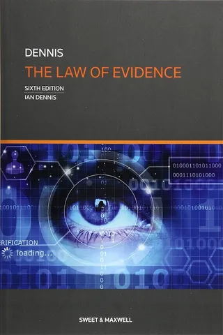 The Law of Evidence 封面