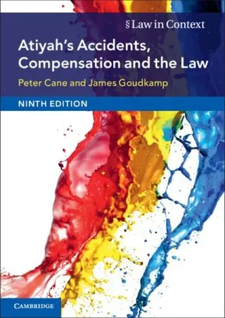 Atiyah's Accidents, Compensation and the Law 封面