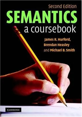 Semantics: A Coursebook 封面