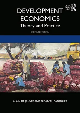 Development Economics: Theory and Practice 封面