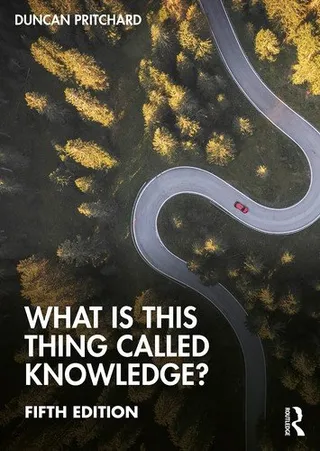 What is this thing called Knowledge? 封面