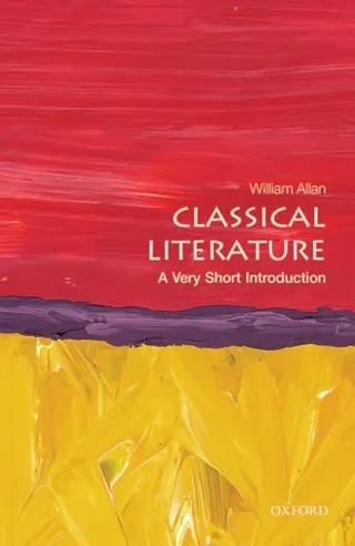 Classical Literature: A Very Short Introduction 封面