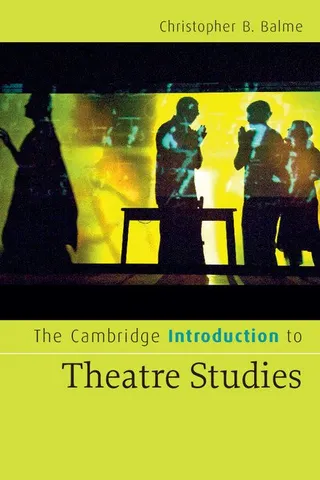 The Cambridge Introduction to Theatre Studies 封面