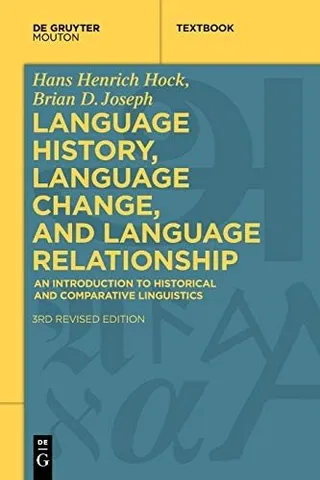 Language History, Language Change, and Language Relationship: An Introduction to Historical and Comparative Linguistics 封面