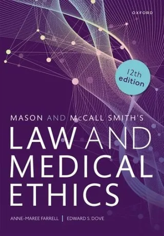 Mason & McCall Smith's Law and Medical Ethics 封面