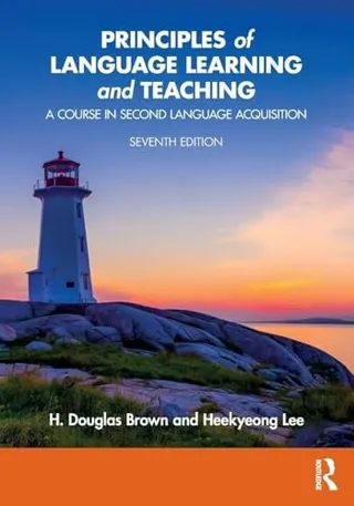 Principles of Language Learning and Teaching: A Course in Second Language Acquisition 封面