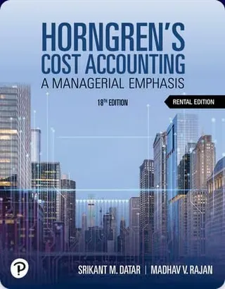 Horngren's Cost Accounting 封面