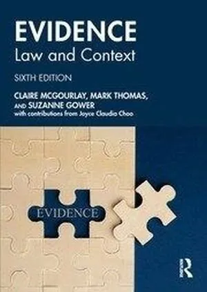 Evidence: Law and Context 封面