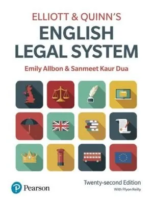 Elliott & Quinn's English Legal System 封面