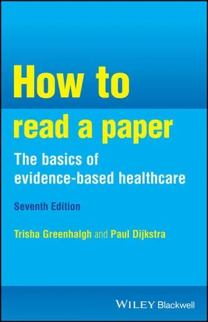 How to Read a Paper: The Basics of Evidence-Based Healthcare 封面