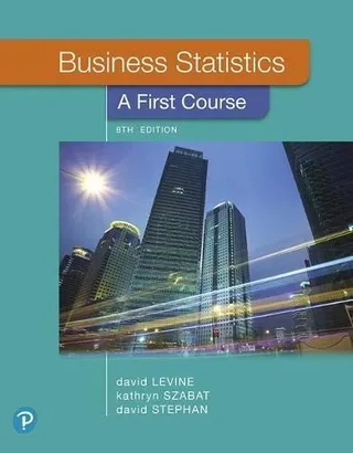 Business Statistics: A First Course 封面