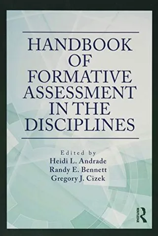 Handbook of Formative Assessment in the Disciplines 封面