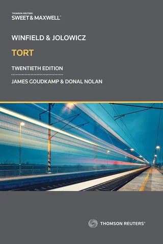Winfield and Jolowicz on Tort 封面