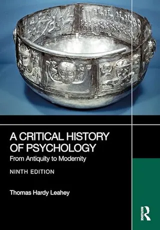 A Critical History of Psychology: From Antiquity to Modernity 封面