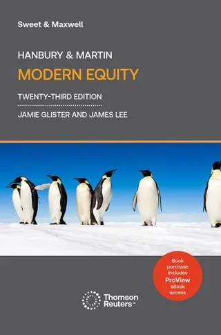 Hanbury & Martin: Modern Equity 封面