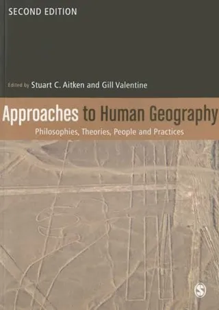 Approaches to Human Geography: Philosophies, Theories, People and Practices 封面