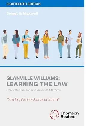 Glanville Williams: Learning the Law 封面