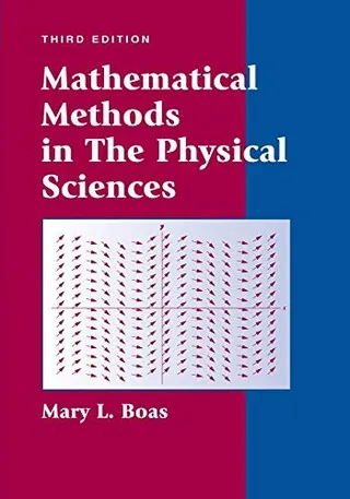 Mathematical Methods in the Physical Sciences 封面